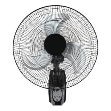 Zidni ventilator 90W/230V, prečnik 50 cm, crni