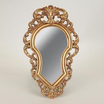 Zidno ogledalo 32,3x19,5 cm zlatno