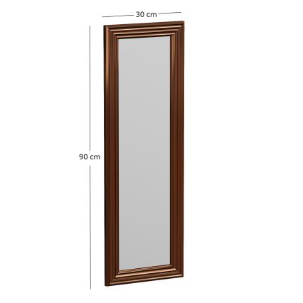 Zidno ogledalo BOSS 90x30 cm bronzano