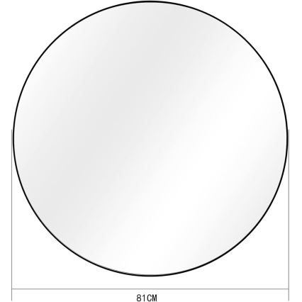 Zidno ogledalo prečnika 81 cm