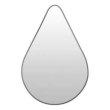 Zidno ogledalo RIVERSIDE 75x50 cm crna