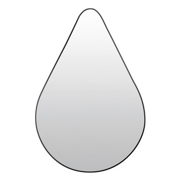 Zidno ogledalo RIVERSIDE 90x60 cm crno