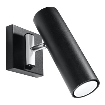 Zidno reflektorsko svetlo DIREZIONE 1xGU10/40W/230V crno