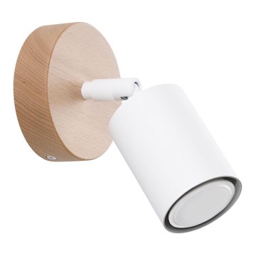 Zidno reflektorsko svetlo VERDO 1xGU10/10W/230V belo/bukva