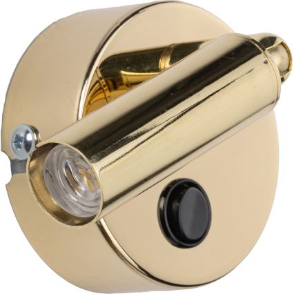 Zidno spot svetlo ENZO 1xG9/8W/230V zlatno