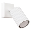 Zidno spot svetlo KARBON 1xGU10/10W/230V bela