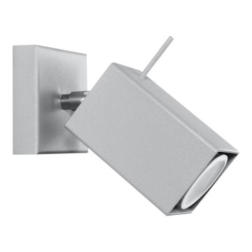 Zidno spot svetlo MERIDA 1xGU10/40W/230V sivo