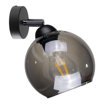 Zidno spot svetlo UNO 1xE27/60W/230V, crno