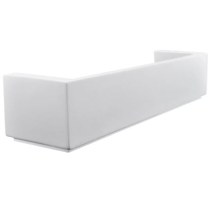 Zidno svetilo BRICK 2xE14/12W/230V gips/bela