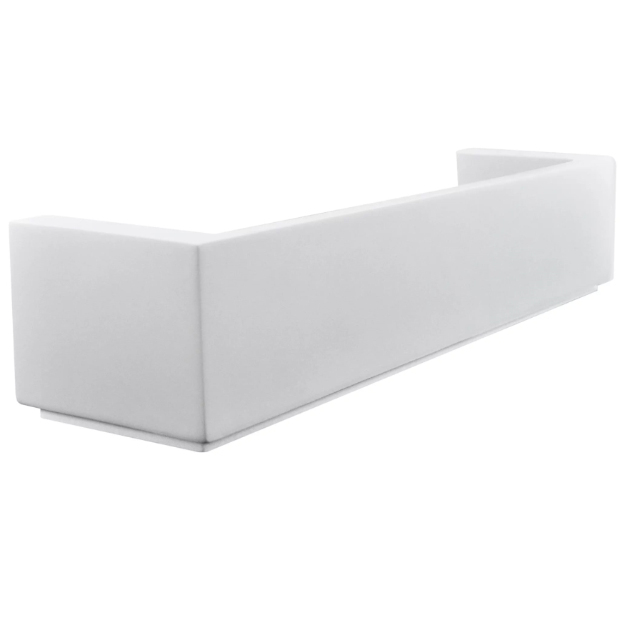 Zidno svetilo BRICK 2xE14/12W/230V gips/bela