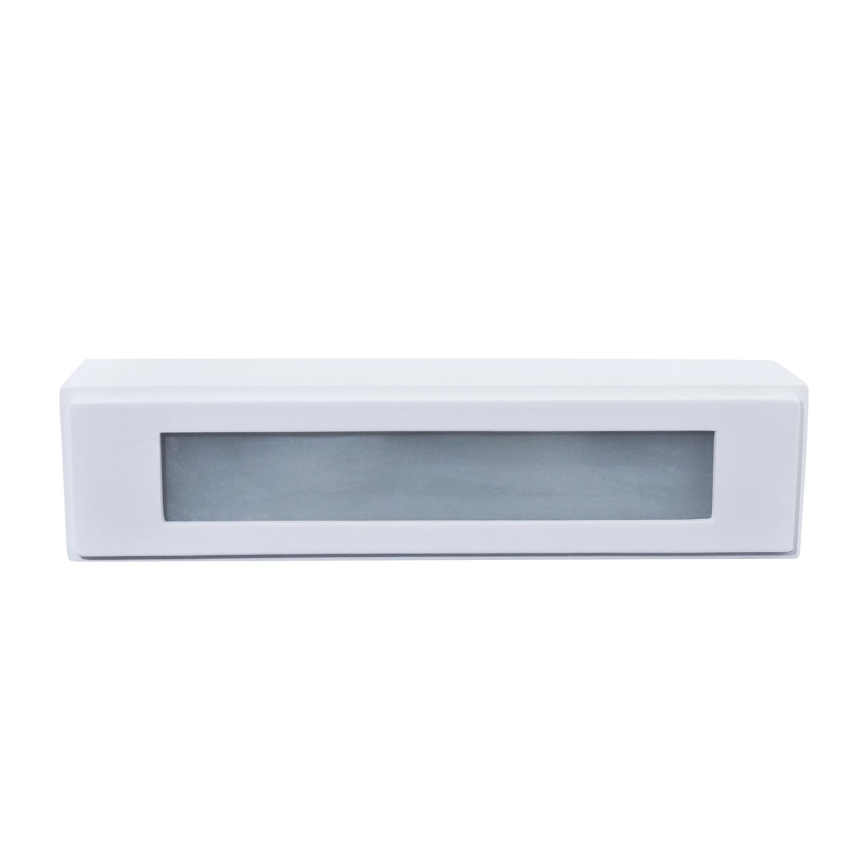 Zidno svetilo BRICK 2xE14/12W/230V gips/bela