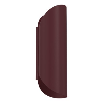 Zidno svetlo BARBOS 2xG9/8W/230V bordo