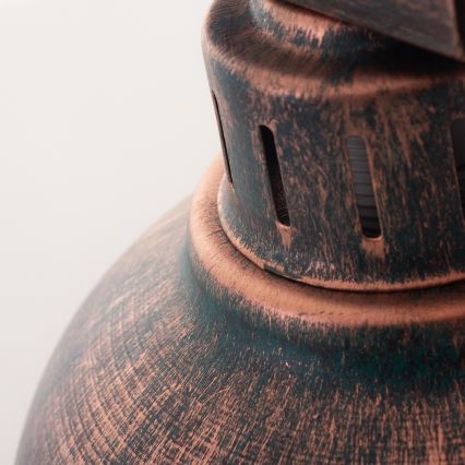 Zidno svetlo HAKON 1xE27/60W/230V borovina/patina