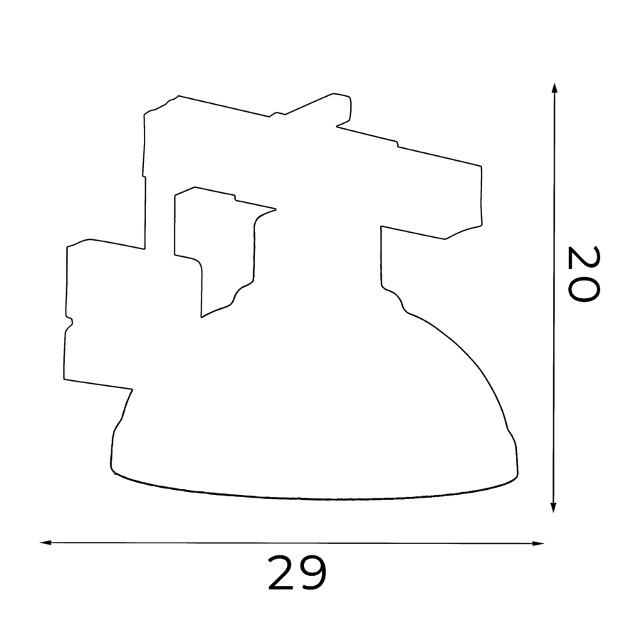 Zidno svetlo HAKON 1xE27/60W/230V borovina/patina