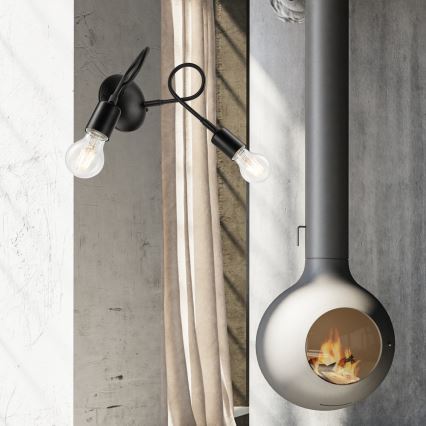 Zidno svetlo HARRY 2xE27/60W/230V