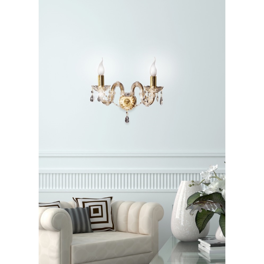 Zidno svetlo MARIA TERESA 2xE14/40W/230V