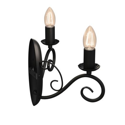 Zidno svetlo MAURO 2xE14/60W/230V