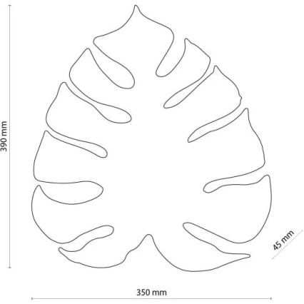 Zidno svetlo MONSTERA 3xG9/6W/230V crno