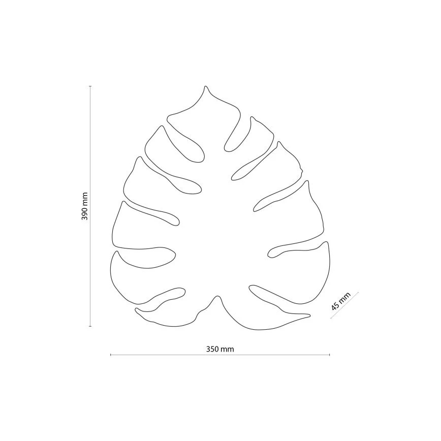 Zidno svetlo MONSTERA 3xG9/6W/230V crno