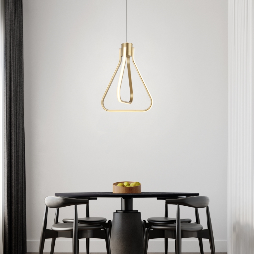 ZING LED luster na sajli 19W/230V zlatna
