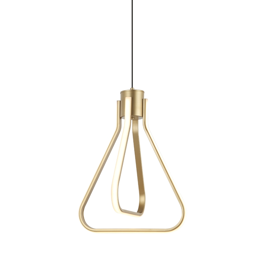 ZING LED luster na sajli 19W/230V zlatna
