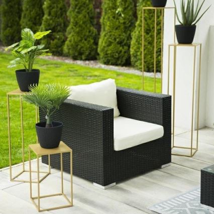 Zlatni stalak za cveće 100x24 cm