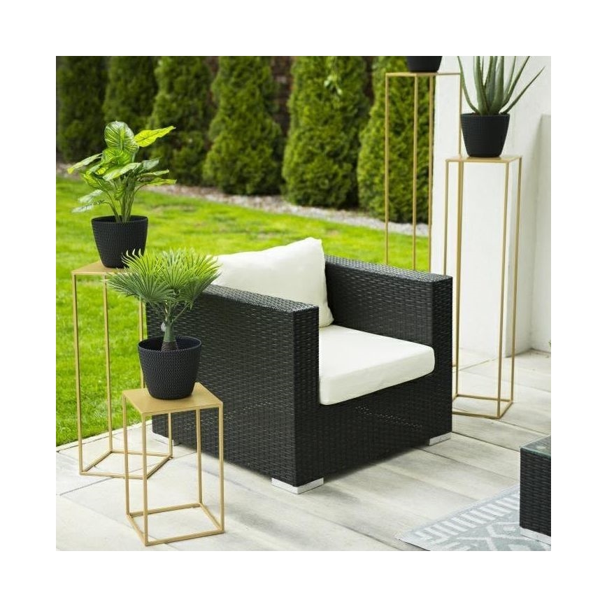 Zlatni stalak za cveće 100x24 cm