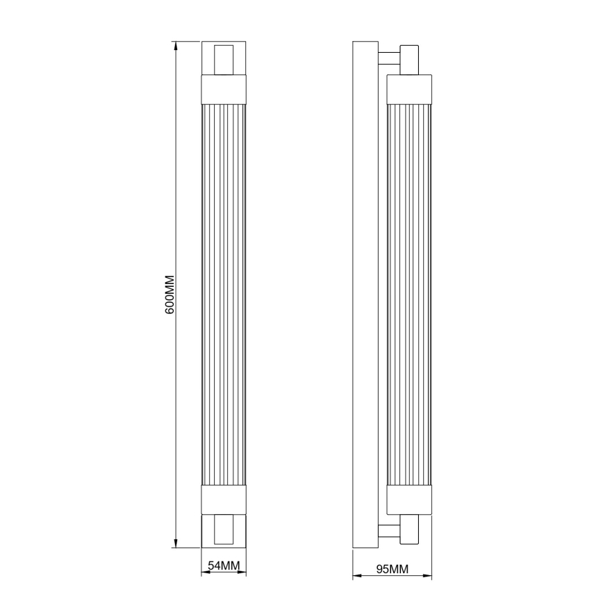 Zuma Line - LED zidna lampa LED/14W/230V mesing