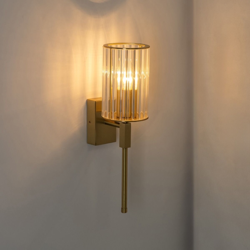 Zuma Line - Zidna lampa 1xE14/7W/230V zlatna