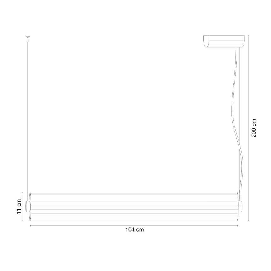 Zuma Line - LED prigušiva luster na sajli LED/39W/230V 2700-6500K crna + daljinski upravljač