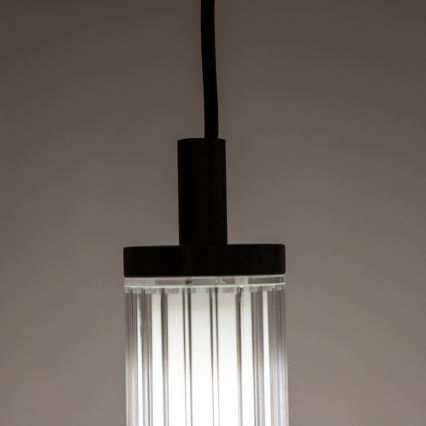Zuma Line - LED prigušiva luster na sajli LED/26W/230V 2700-6500K crna + daljinski upravljač