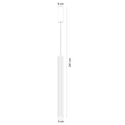 Zuma Line - LED prigušiva luster na sajli LED/26W/230V 2700-6500K crna + daljinski upravljač