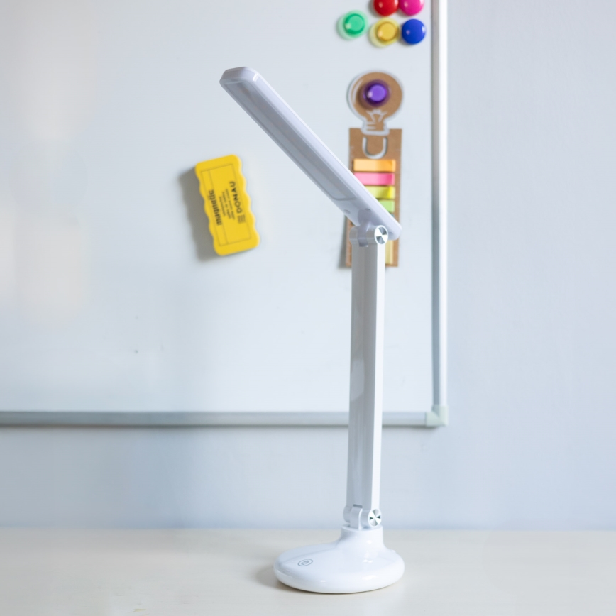 Zuma Line - Punjiva stona LED lampa LED/6W/1200 mAh 3000/4500/6000K CRI 90 bela