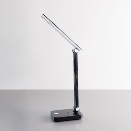 Zuma Line - LED punjiva stona lampa LED/8W/1200 mAh 3000/4500/6000K CRI 90 crna