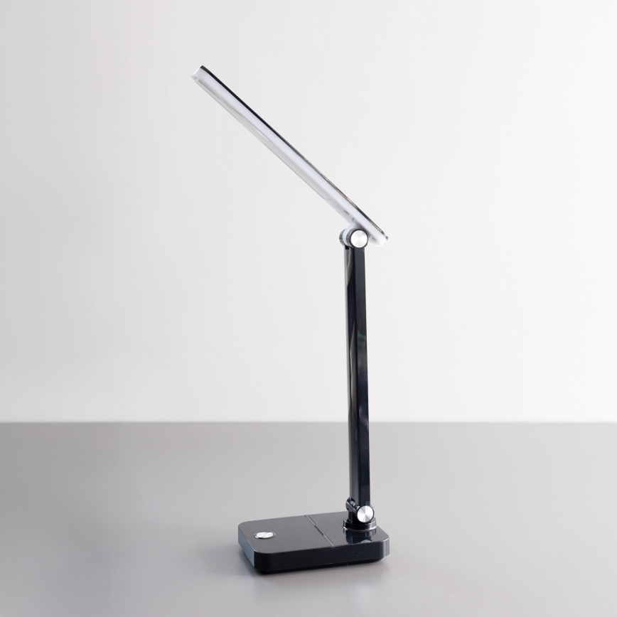 Zuma Line - LED punjiva stona lampa LED/8W/1200 mAh 3000/4500/6000K CRI 90 crna