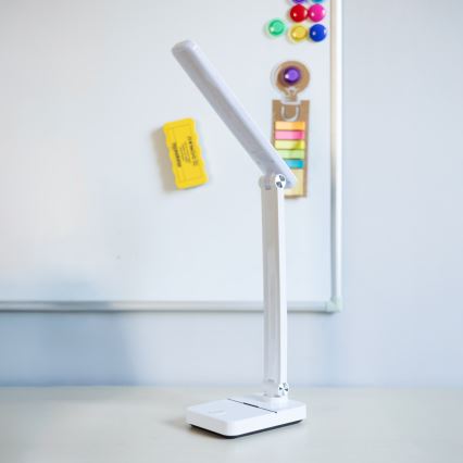 Zuma Line - LED punjiva stona lampa LED/8W/1200 mAh 3000/4500/6000K CRI 90 bela