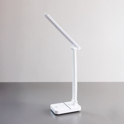 Zuma Line - LED punjiva stona lampa LED/8W/1200 mAh 3000/4500/6000K CRI 90 bela