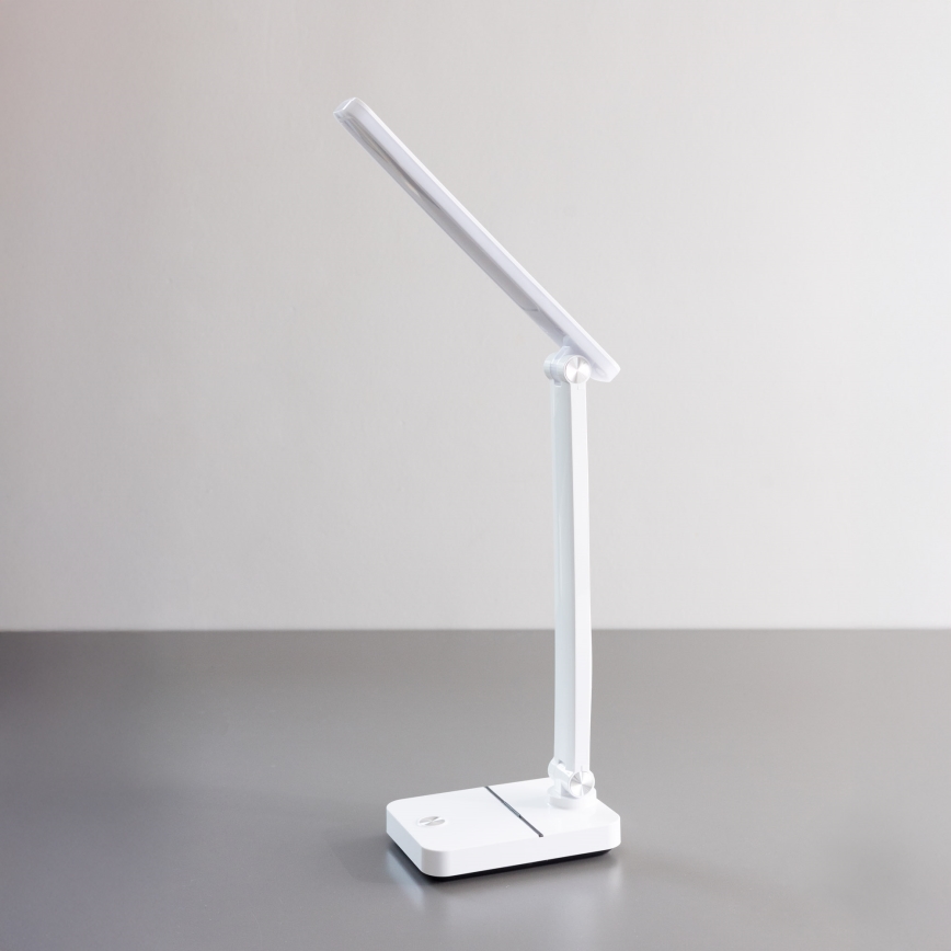 Zuma Line - LED punjiva stona lampa LED/8W/1200 mAh 3000/4500/6000K CRI 90 bela