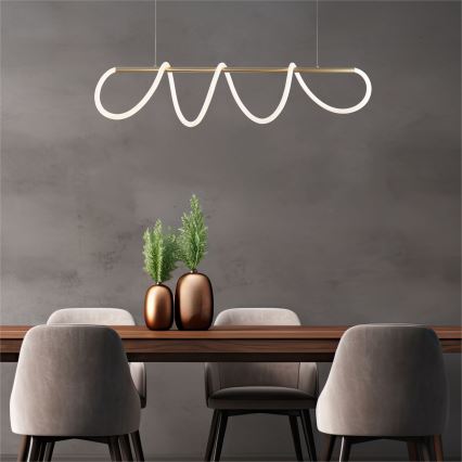 Zuma Line - LED luster na sajli LED/45W/230V 3000/4000/6000K zlatna