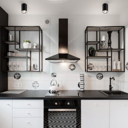 Zuma Line - LED RGBW prigušiva spot svetiljka 1xGU10/4,8W/230V crna + daljinski upravljač