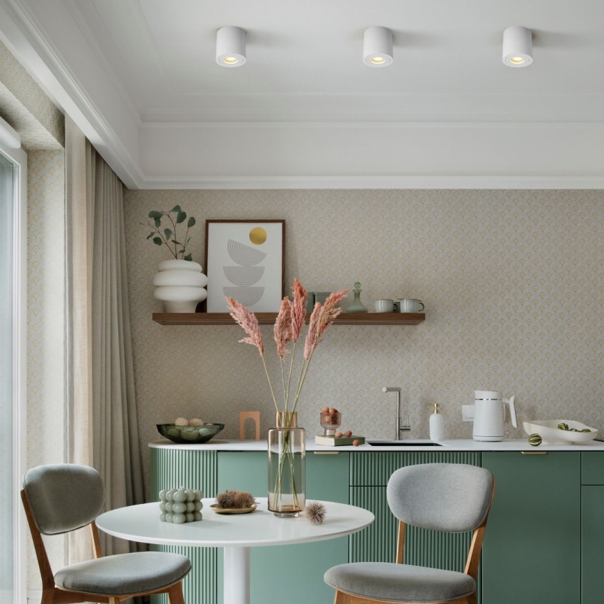 Zuma Line - LED RGBW (prigušiva) kupatilska ugradna spot lampa 1xGU10/6W/230V IP44 bela + daljinski upravljač