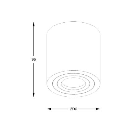 Zuma Line - LED RGBW (prigušiva) kupatilska ugradna spot lampa 1xGU10/6W/230V IP44 bela + daljinski upravljač