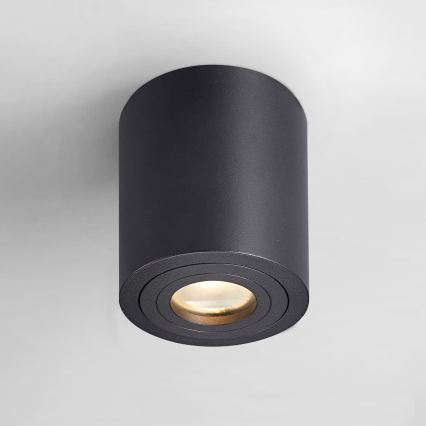 Zuma Line - LED RGBW prigušiva za kupatilo, spot svetlo 1xGU10/4,8W/230V IP44 crno + daljinski upravljač