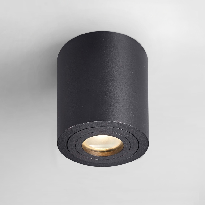 Zuma Line - LED RGBW prigušiva za kupatilo, spot svetlo 1xGU10/4,8W/230V IP44 crno + daljinski upravljač