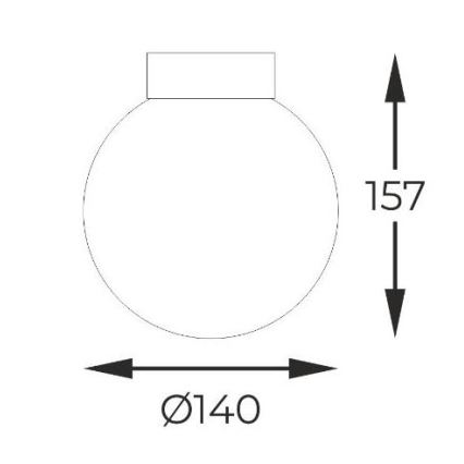 Zuma Line - Plafonjera 1xG9/4W/230V zlatna