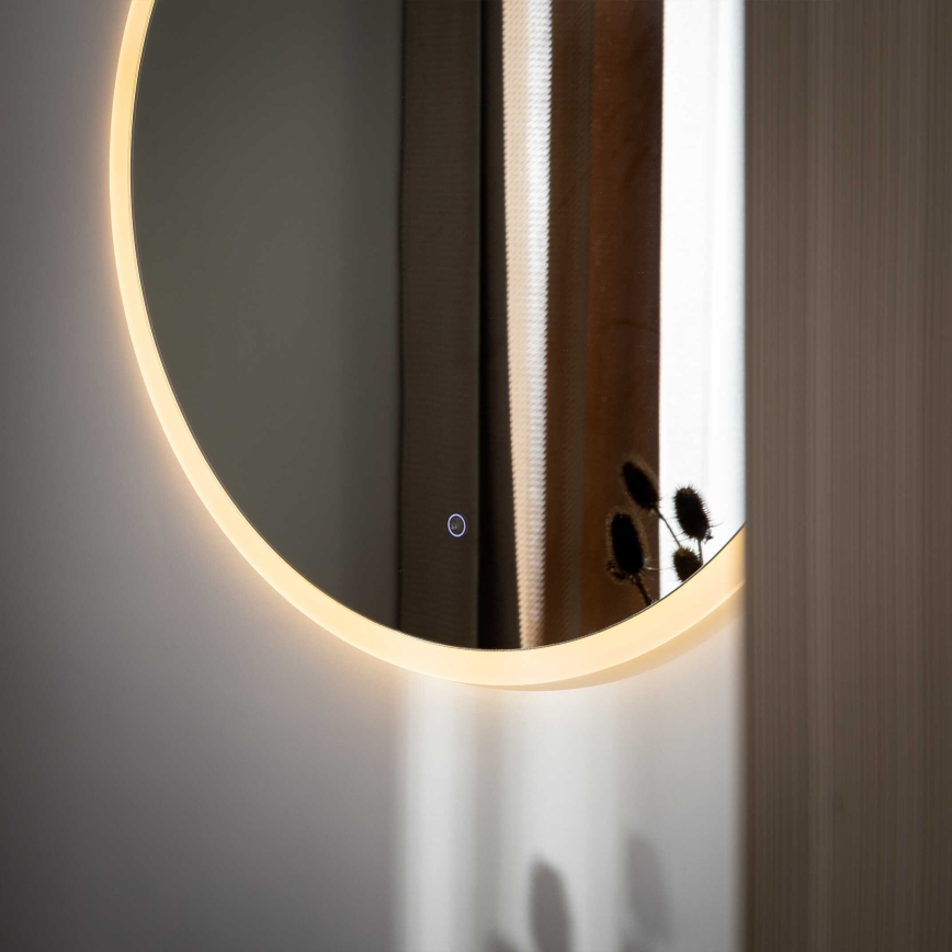 Zuma Line - LED kupatilsko zidno ogledalo sa pozadinskim LED osvetljenjem/36W/230V 3000/4000/6000K prečnik 80 cm IP44