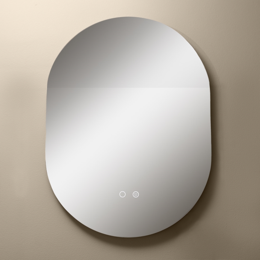 Zuma Line - LED zidno ogledalo za kupatilo sa grejanjem i pozadinskim LED osvetljenjem/24W/230V 3000/4000/6000K 70x50 cm IP44