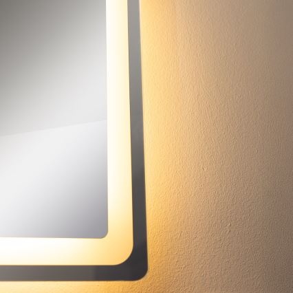 Zuma Line - LED kupatilsko zidno ogledalo sa pozadinskim osvetljenjem LED/24W/230V 3000/4000/6000K 70x50 cm IP44