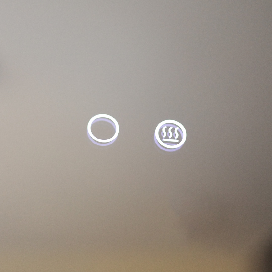 Zuma Line - LED ogrevano zidno ogledalo za kupatilo sa LED pozadinskim osvetljenjem/24W/230V 3000/4000/6000K prečnik 60 cm IP44