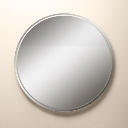 Zuma Line - LED zidno ogledalo za kupatilo sa grejanjem protiv magljenja i pozadinskim LED osvetljenjem, 24W/230V, 3000/4000/6000K, prečnika 80 cm, IP44